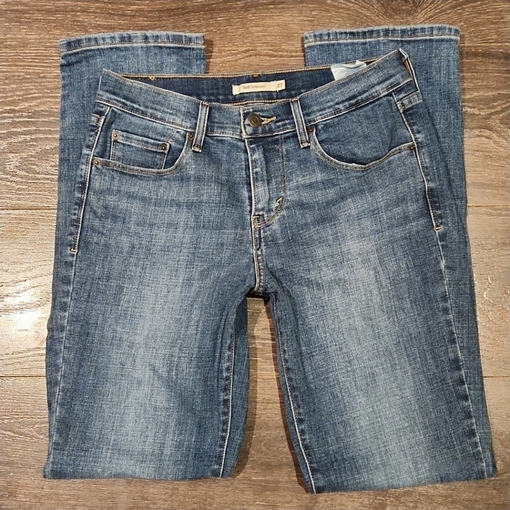 Levi's Women's Straight Leg Jeans - Blue Wash
